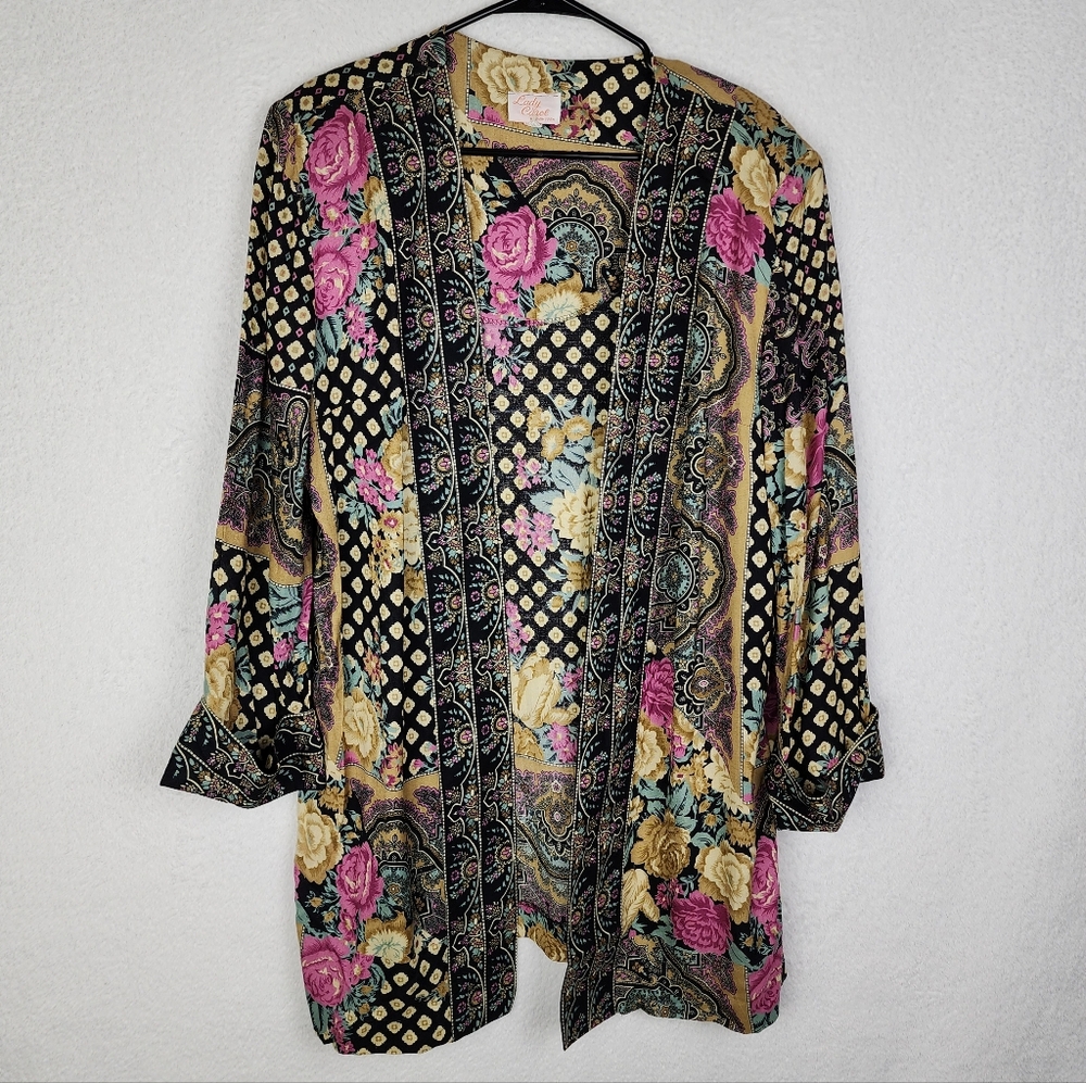 VINTAGE LADY CAROL OF NEW YORK Open Front Cardigan